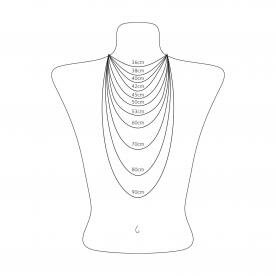 Thomas Sabo  Ezüst nyaklánc áttetsző csepp alakú medállal KE2213-051-14-L45v