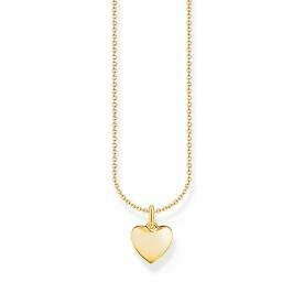 Thomas Sabo Aranyozott ezüst szív medál nyakláncon KE2234-413-39-L45v
